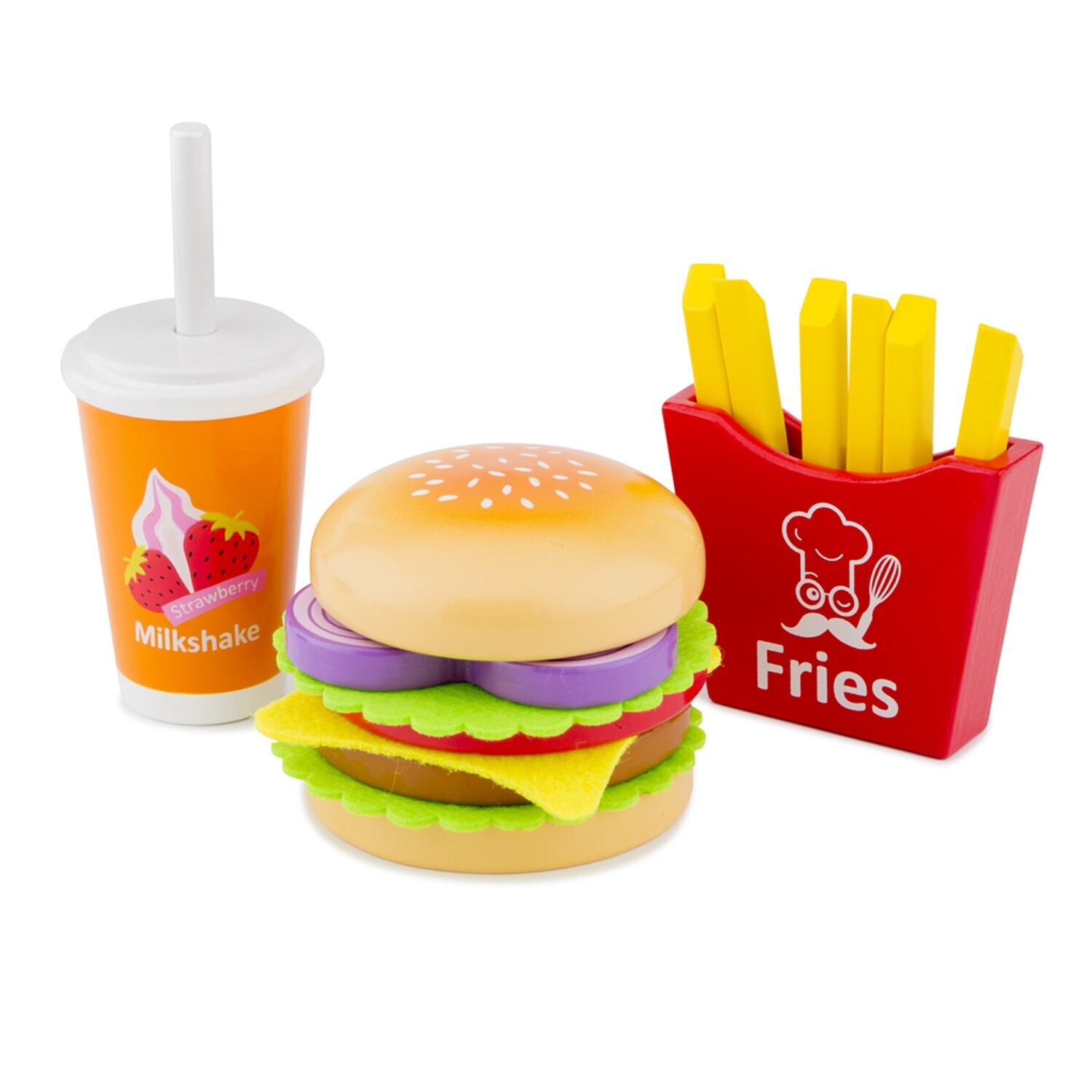 Buy New Classic Toys Fast Food Burger Set