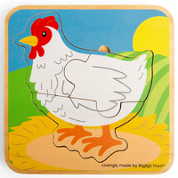 Bigjigs - Lifecycle Layer Puzzle Chicken