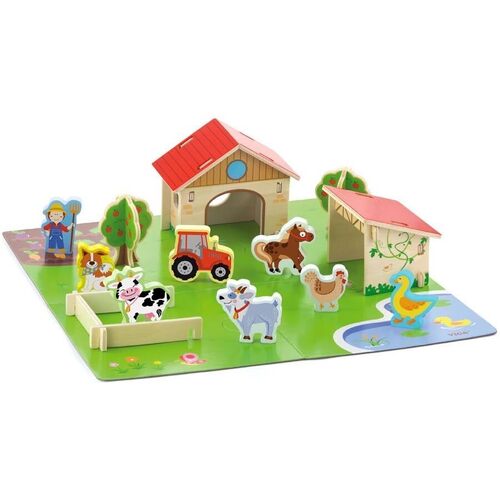 Viga Toys - 3D Farm Set